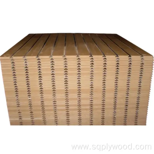 Melamine-Faced Slotted MDF with 7, 9, or 11 Slots